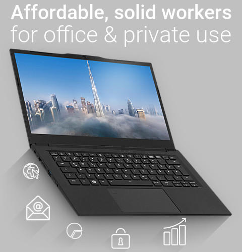 TUXEDO Aura 14 Office-Notebook
